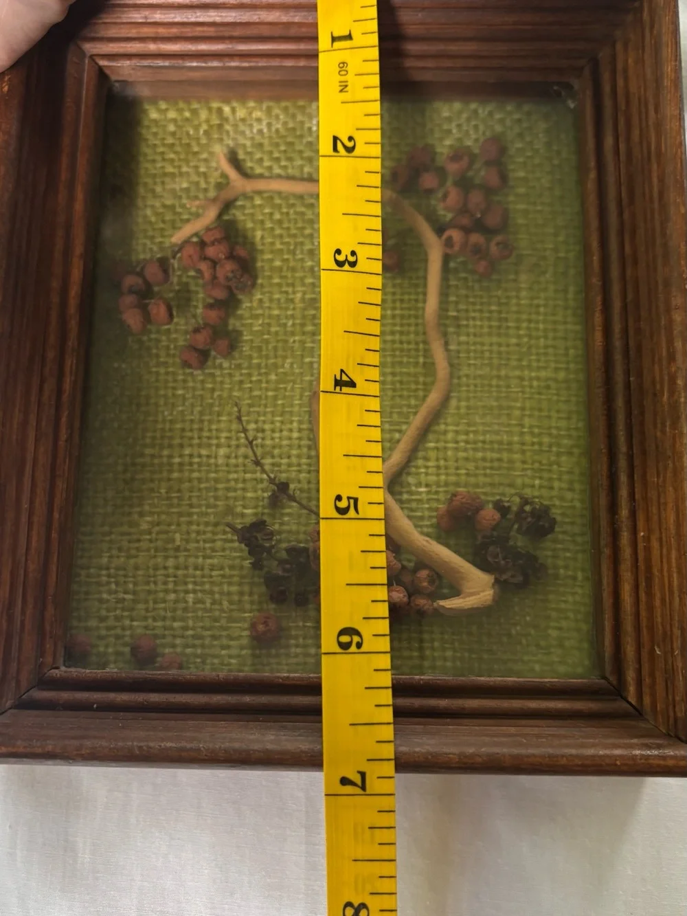 Vintage Wooden 1970’s Shadow Box (keep display or make your own) Folk Art